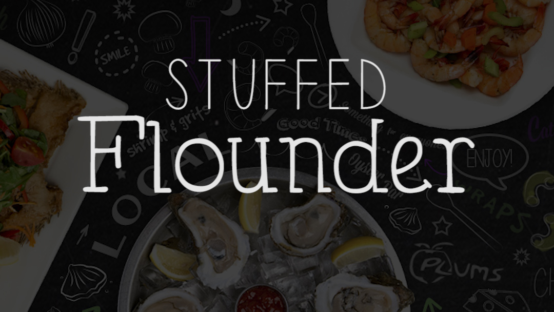 Stuffed Carolina Flounder Beaufort SC Plums Restaurant